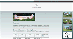 Desktop Screenshot of cornwallishills.org